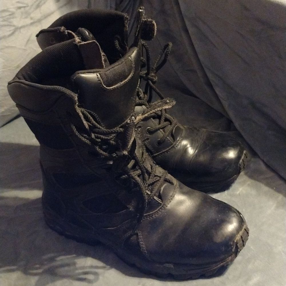 Rothco deployment boots with side zipper